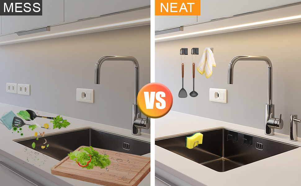 Sponge holder Dish Scrubber Scrub container receptacle cover sheath stand rest support base rack