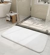 Color G Bath Mat Bathroom Rugs, 24"x17" Absorbent Bath Rugs Bath Mats for Bathroom, Machine Washa...