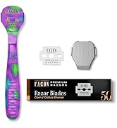 Facón Professional Callus Shaver Remover with 50 Blades, Pedicure Razor for Feet &amp; Hands, Foot Ra...