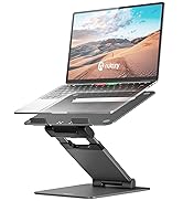 Nulaxy Laptop Stand for Desk, Ergonomic Sit to Stand Laptop Holder Convertor, Adjustable Height f...
