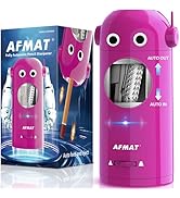 AFMAT Electric Pencil Sharpener for Colored Pencils 7-11.5mm, Auto in &amp; Out, Fully Automatic Rech...