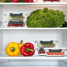 GLASS CONTAINERS Freezer Safe