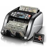 Aneken N60 Money Counter Machine Mixed Denominations, Cash Counter with 3.5” HD Dual TFT Display,...