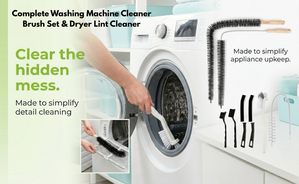 Washing Machine cleaner Brush Set