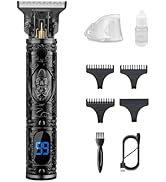 Saoilli Hair Clippers for Men, Zero Gapped Grooming Kit Cordless Rechargeable Edgers Clippers Bea...