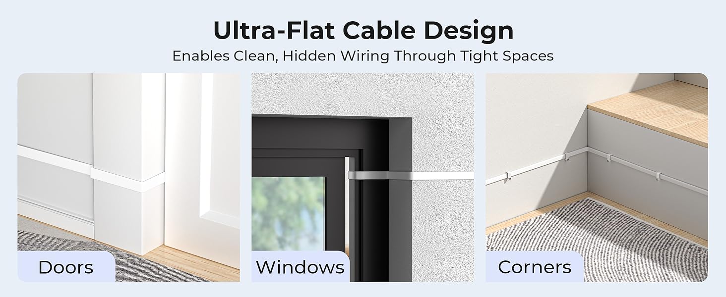 Ultra-Flat Cable Design
