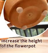 MealFlow Pro 36pcs Pot Feet Risers, Invisible Pot Feet Self-Adhesive Rubber Dot Succulent Pots Fe...