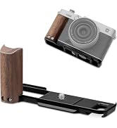 Leftfoto X-E5 Retro Handgrip L-Shape Bracket with Walnut Wooden Grip for Fujifilm X-E5 Camera,wit...