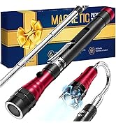 Gifts for Men Dad,Magnet Tool Telescoping Magnetic Pickup Light,22"" Extending Magnet Stick Cool ...