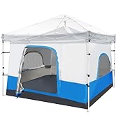 REDCAMP Camping Inner Tent for Pop Up Canopy Tent, Converts 10"x10" Straight Leg Canopy into Camp...