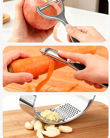 Garlic Press Rocker Set