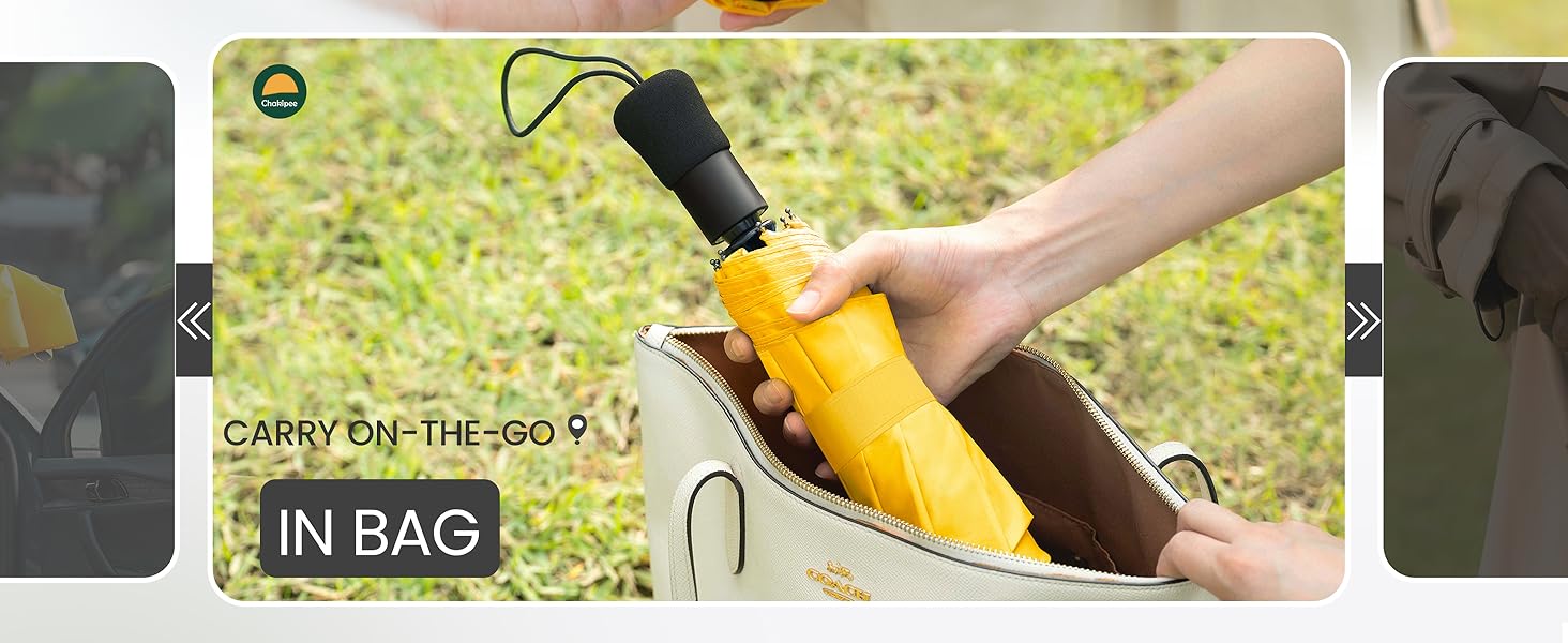 Travel Compact Umbrella Windproof - Portable Automatic Umbrellas for Rain