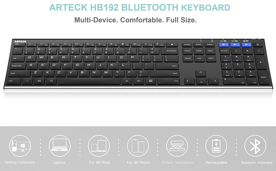 Multi Device Bluetooth Keyboard 1