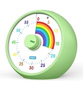 Visual Timer for Kids, 60-Minute Countdown Timer for Classroom Office Kitchen, Desk Timer Kids Ti...