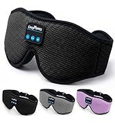 CozyPhones Bluetooth Sleep Mask Headphones for Adults – Wireless Sleep Headphones for Side Sleepe...