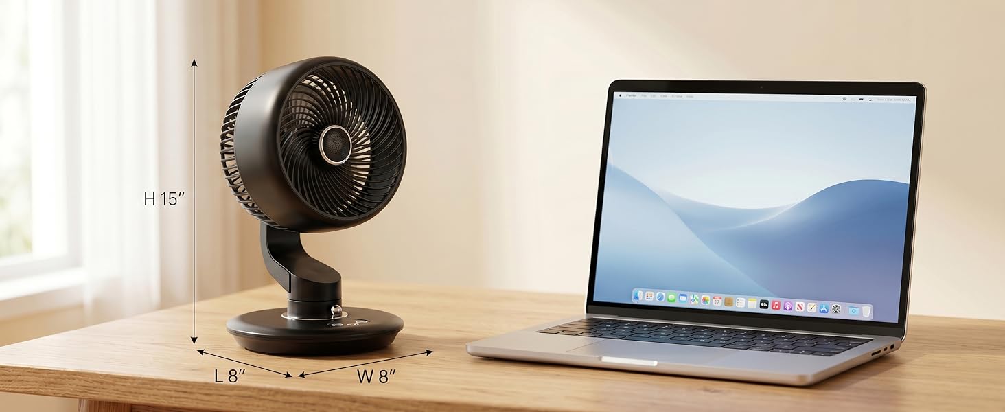Rechargeable USB fan Perfect for office desks.