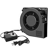 Qirssyn 120mm x 32mm Powerful AC 110v 220v Variable Speed Controllable Inflatable Replacement Fan...
