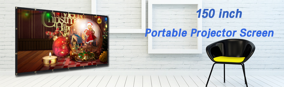 150 inch projector screen