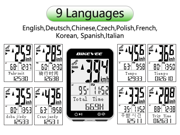 bike speedometer mph