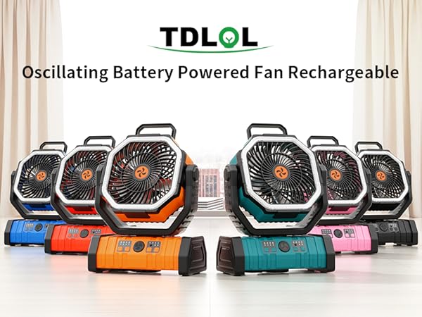 battery fans portable