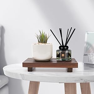 wood pedestal stand