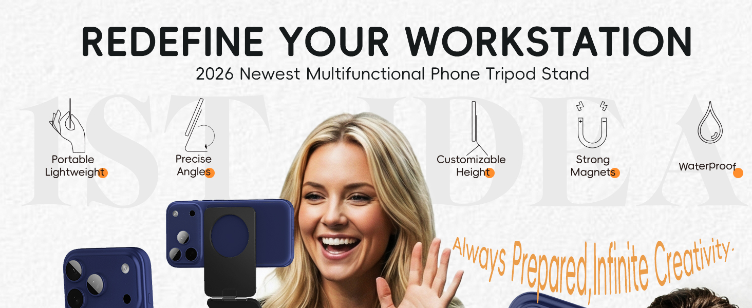 2026 Newest Phone Tripod Stand