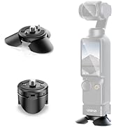 ULANZI PK-08 Pocket 3 Mini Tripod for DJI Osmo Pocket 3, All-Purpose Mini Tripod 1/4'' Mounting S...
