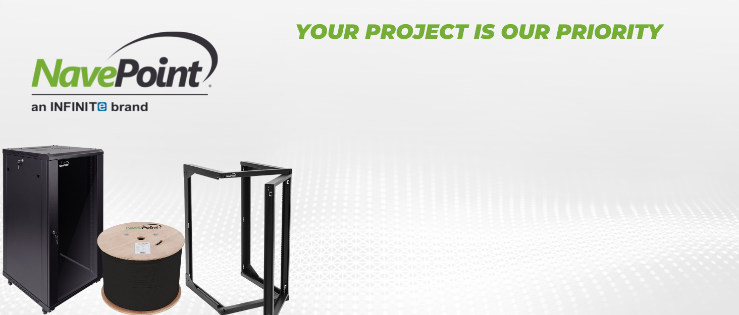 navepoint networking equipment home office it network rack cabinets shelves bulk cable cat6 cat5