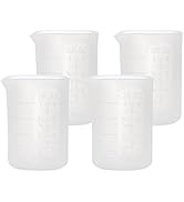 Gartful 250ml Silicone Measuring Cups, 4 PCS Large Nonstick Reusable Silicone Mixing Cups Durable...