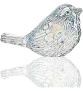 H&amp;D HYALINE &amp; DORA Glass Birds Figurines Handmade Blown Bird Figurine Crystal Glass Animal Collec...