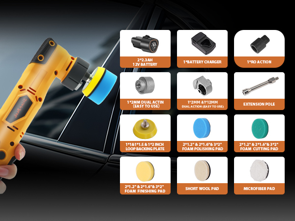 SHINEJACK Professional Car Buffer Polishers