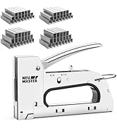 NEU MASTER Staple Gun for Wood, All Steel Staple Gun with 4000Pcs Staples, Upholstery Staples Gun...