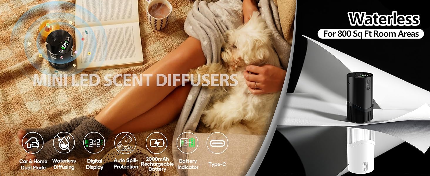 JUJSEN Waterless Diffuser for Essential Oil