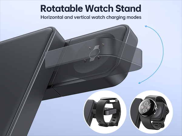 3 in 1 foldable wireless charger for google pixel