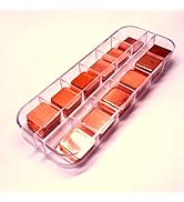 Easycargo 100pcs 12 sizes 15mm Copper Pad Shim Kit, Pure Copper Heatsink C1100, Low Profile Therm...