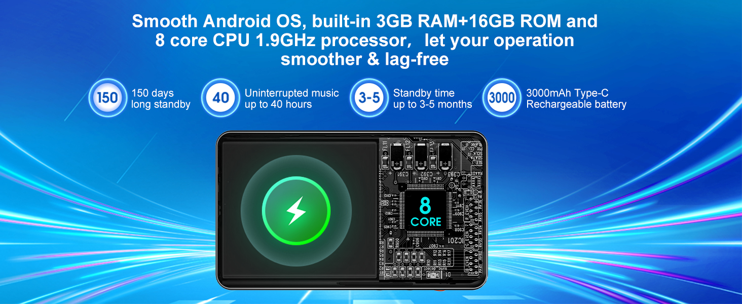 Multi-functional mp3 player with wifi