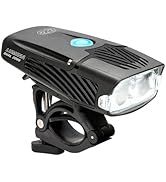 NiteRider Lumina Dual 2000 Lumen USB-C Rechargeable Dual LED Front Bike Light - 7 Modes Powerful ...