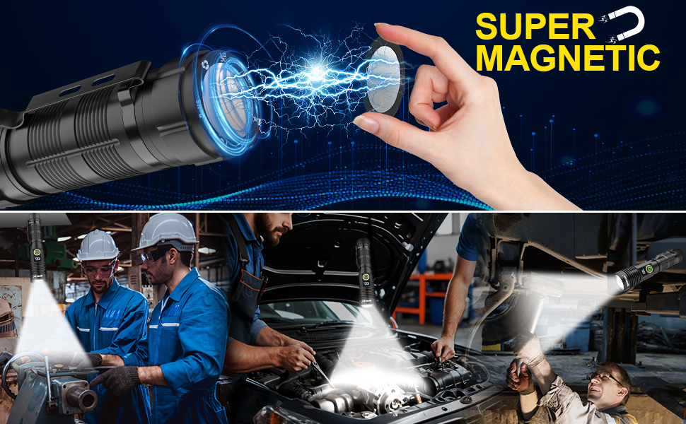 LED Magnetic Flashlight