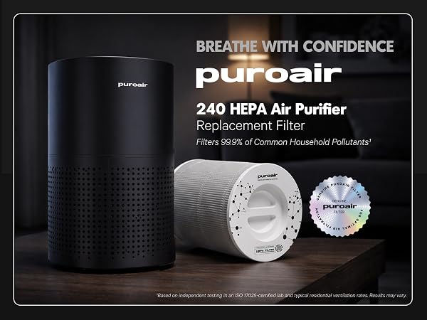 PuroAir 240 HEPA Air Purifier Replacement Filter