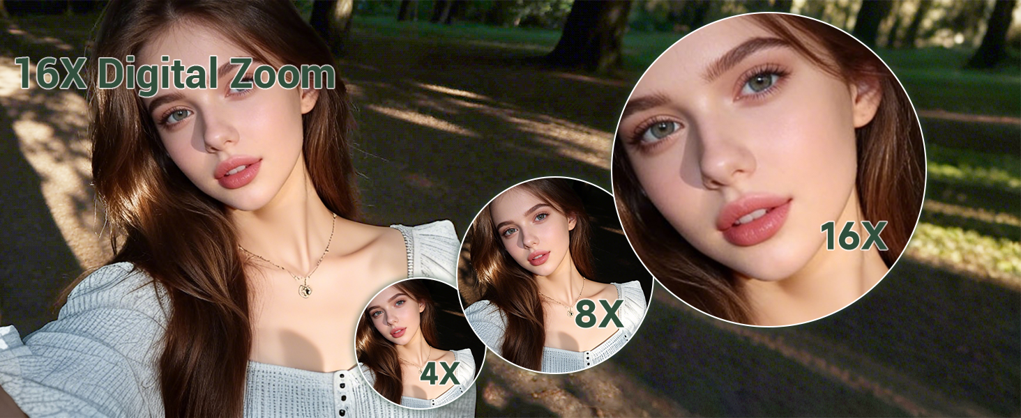 16x Zoom digital camera for kids teens camera