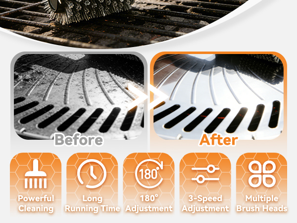 grill brush for outdoor grill