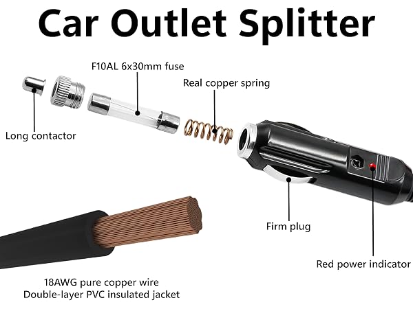 Double Cigarette Lighter Adapter