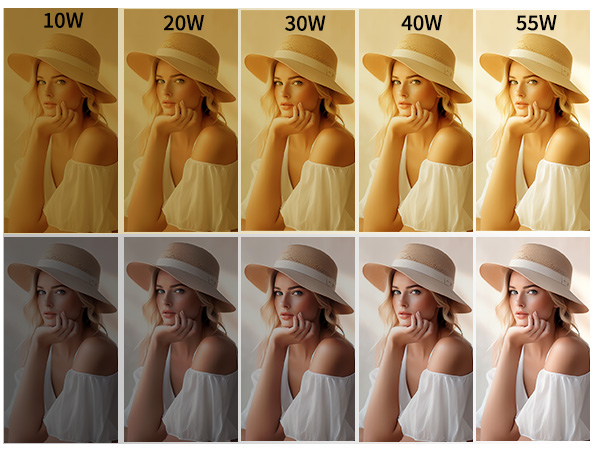 led desk ring light 55W