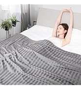 Elegear Revolutionary Cooling Blanket Twin, Absorbs Heat to Keep Body Cool for Night Sweats, Doub...