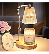 seenlast Gifts for Women, Candle Warmer Lamp with Adjustable Height Timer Dimmer,Vintage Home Dec...