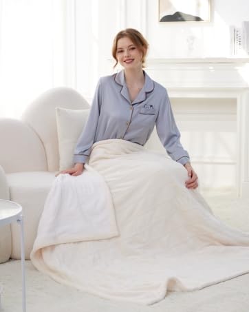 Electric Heated Throw Blanket 50&amp;#34; x 60&amp;#34;