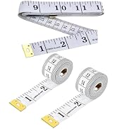 Tape Measures 3Pack, Soft Measuring Tape Double Scale 150cm/60inch White | Soft Ruler Measuring f...