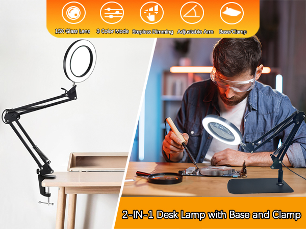 Desk Lamp magnifier