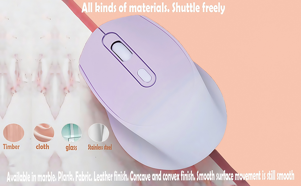 Wireless Gradient Color Rechargable Mouse ,