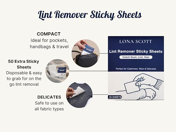 Lona Scott Lint Remover Sticky Sheets